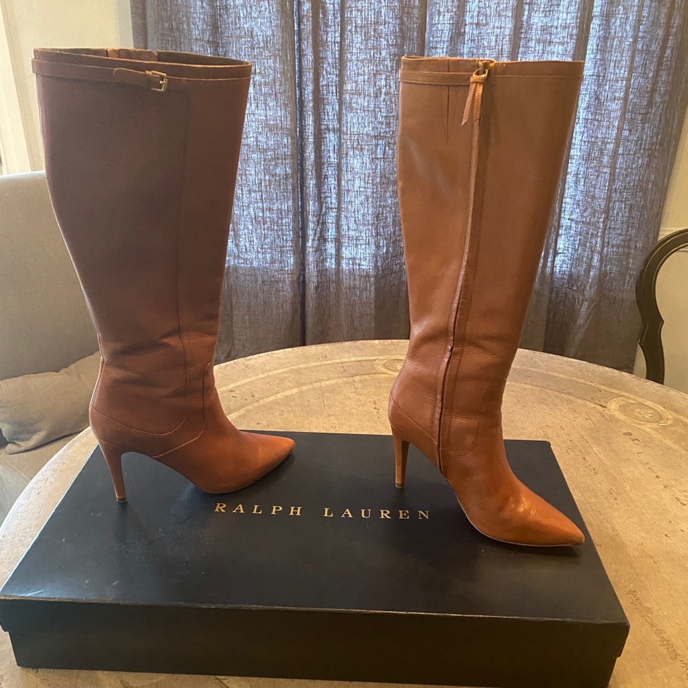 Ralph Lauren leather boots